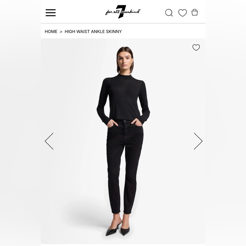 7 For All Mankind High Waist “Gwenevere” Jeans